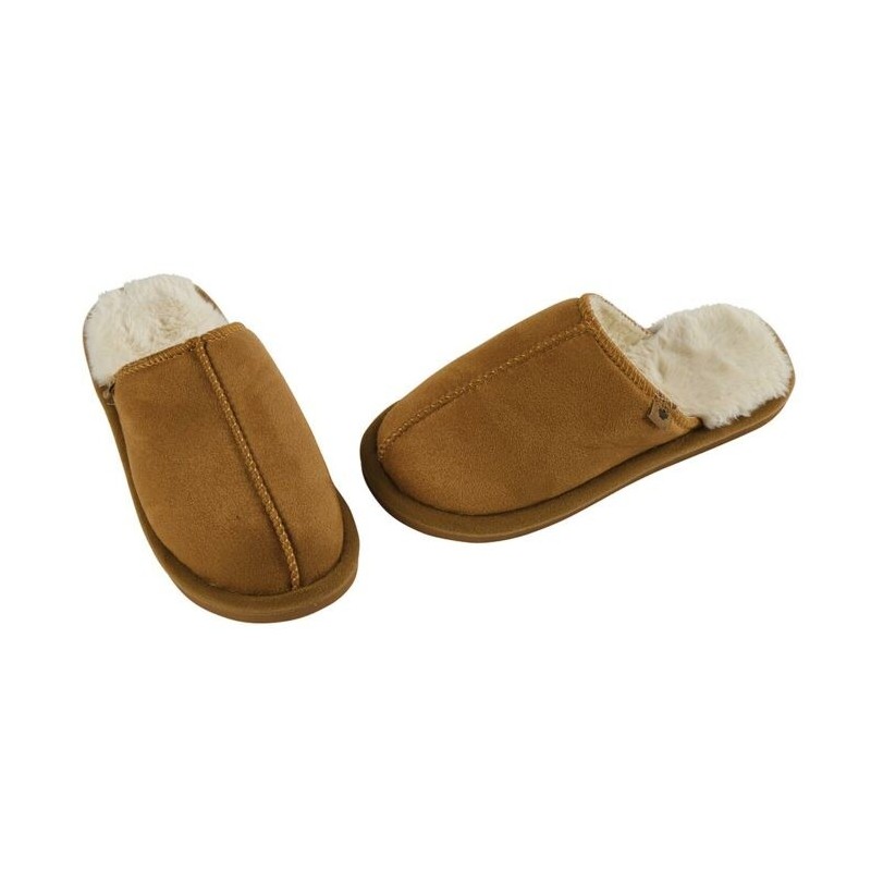Chaussons femme camel – Taille 38-39 /Au Tombeau Des Jaloux