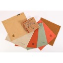 Lot de 6 serviettes de table "Broderie Cœur". Au Tombeau Des Jaloux
