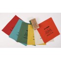 Lot de 6 serviettes de table "Au Menu". Au Tombeau Des Jaloux