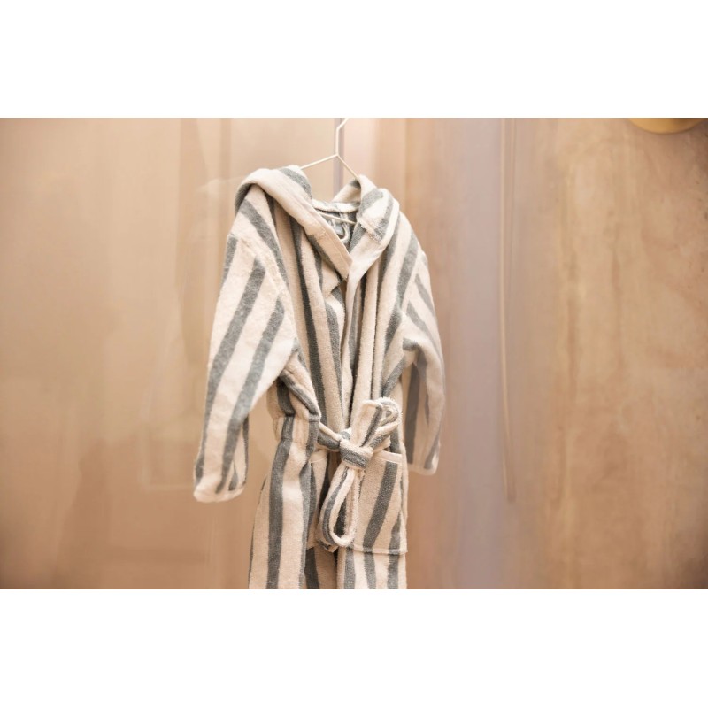 Peignoir - Eponge - Stripe - Sea Green
