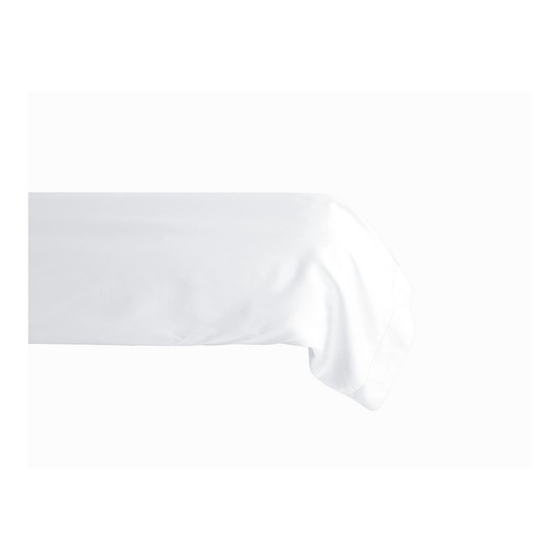 Taie de traversin percale - 85x190 cm - Blanc. Au tombeau des jaloux