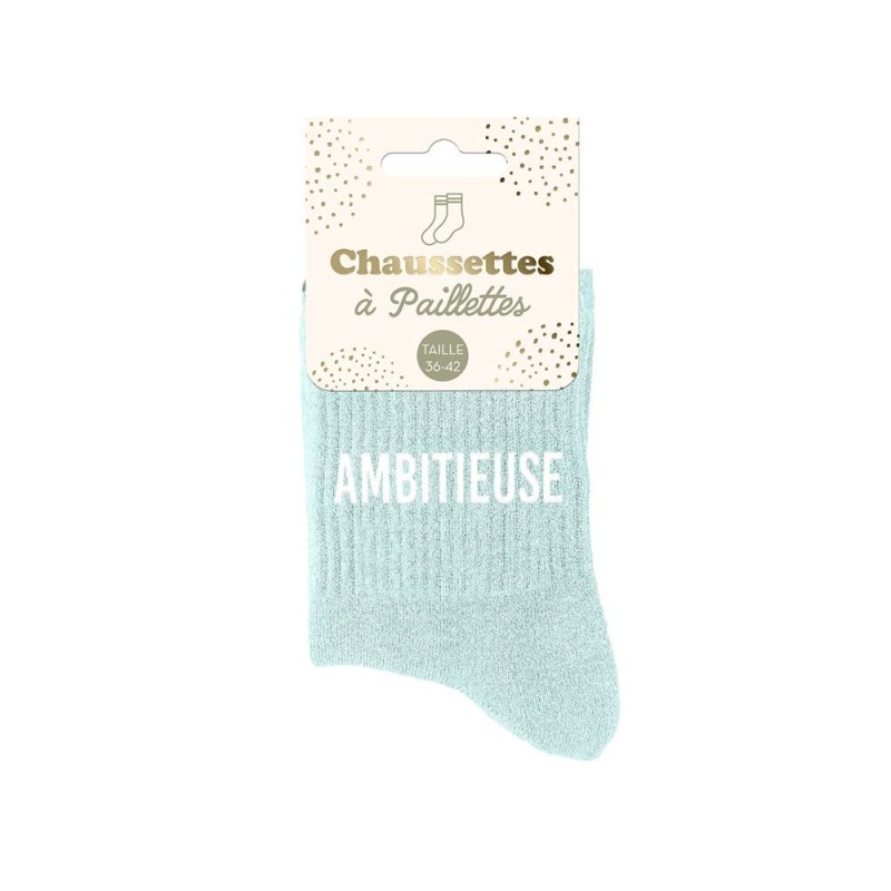 Chaussettes "Ambitieuse" – Taille 36-42. Au Tombeau Des Jaloux