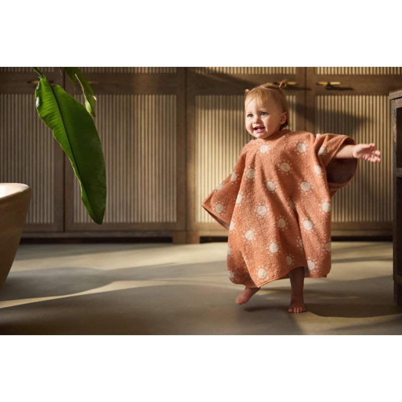 Poncho de bain éponge Jacquard - Light Terra