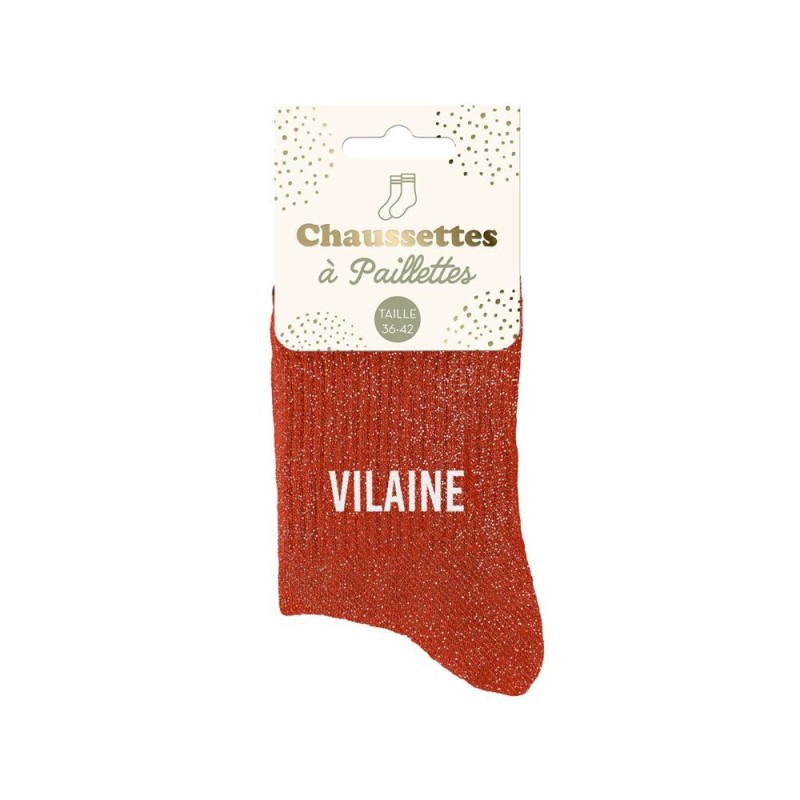 Chaussettes paillettes - Vilaine