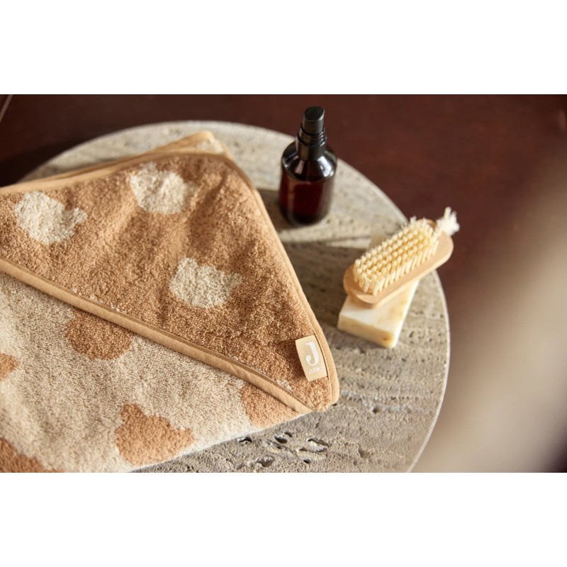 Cape de bain éponge Jacquard - Biscuit| Au Tombeau des Jaloux