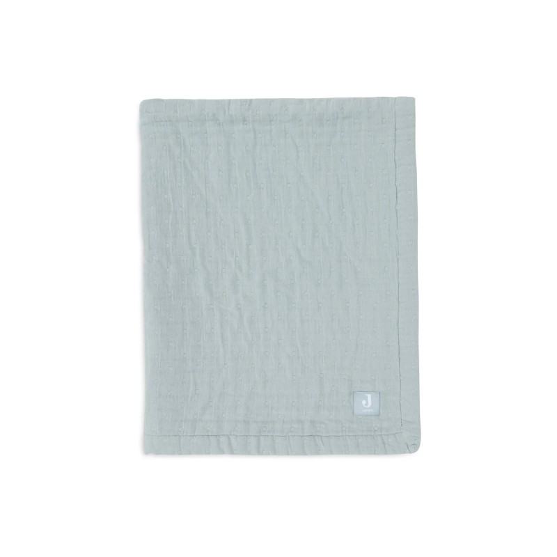Couverture Jacquard Sea Green – Mousseline GOTS |  Au Tombeau des Jaloux