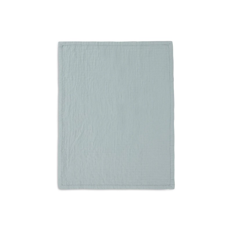 Couverture Jacquard Sea Green – Mousseline GOTS |  Au Tombeau des Jaloux