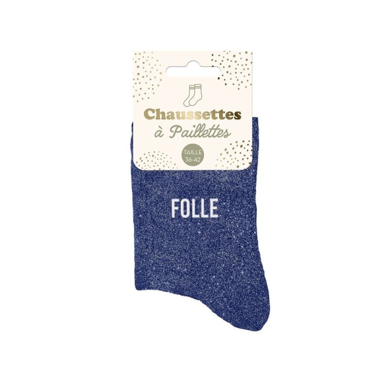 Chaussettes paillettes - Folle