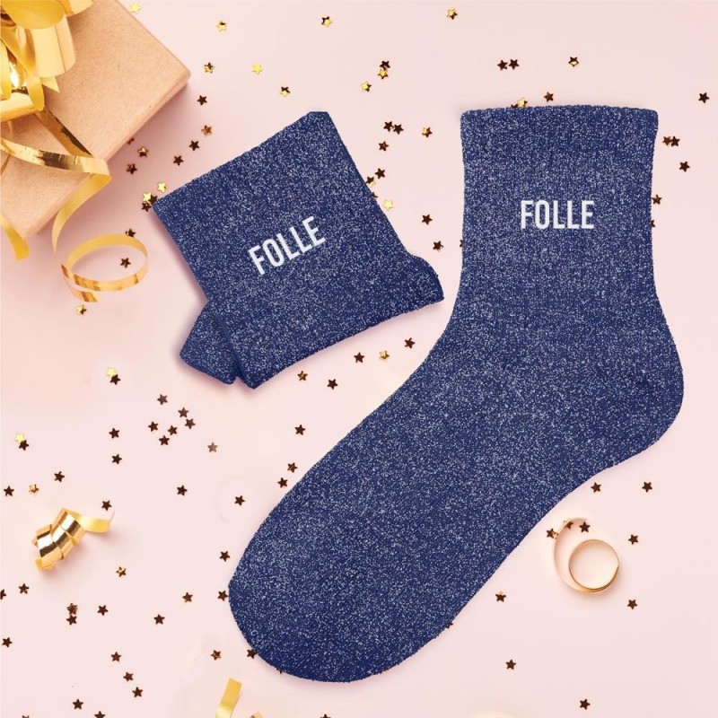 Chaussettes paillettes - Folle