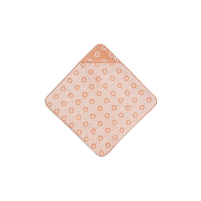 Cape de bain éponge Jacquard - Flower| Au Tombeau des Jaloux