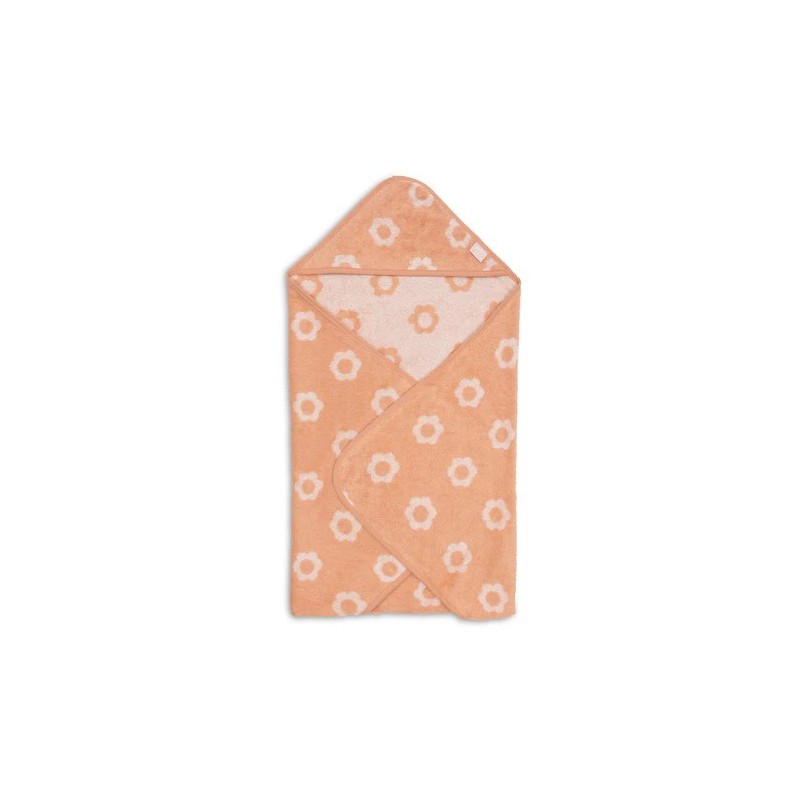 Cape de bain éponge Jacquard - Flower| Au Tombeau des Jaloux