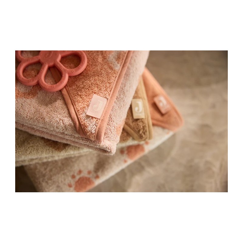 Cape de bain éponge Jacquard - Flower| Au Tombeau des Jaloux