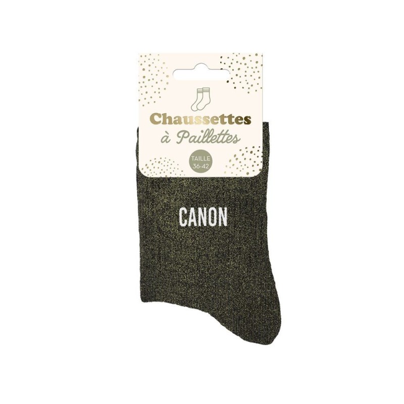 Chaussettes paillettes - Canon