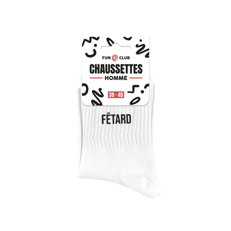 Chaussettes "Fêtard" – Taille 39-45| Au Tombeau des Jaloux
