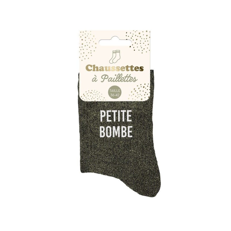 Chaussettes paillettes - Petite bombe