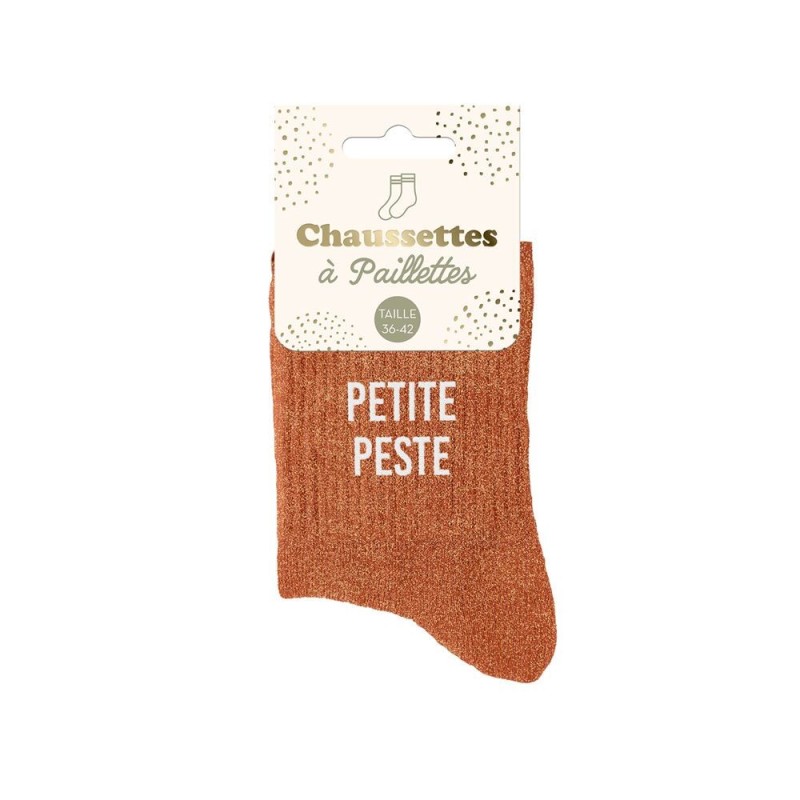 Chaussettes paillettes - Petite peste