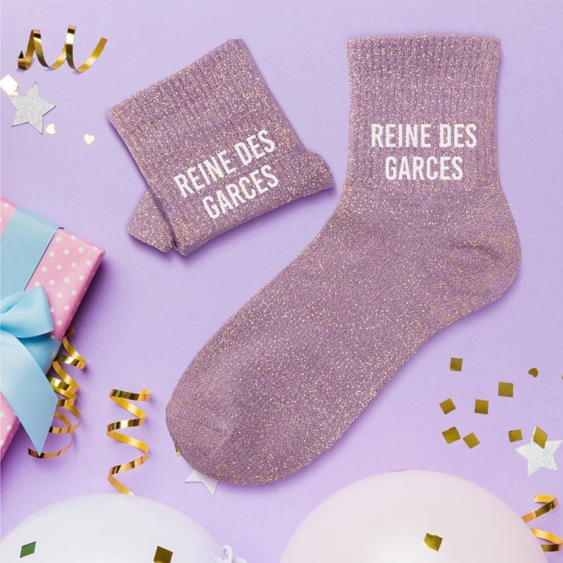 Chaussettes paillettes - Reine des garces