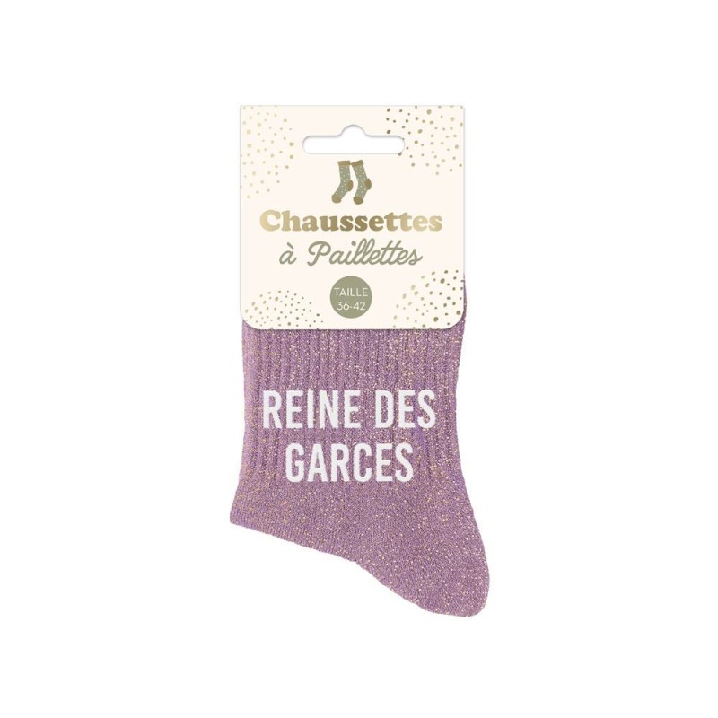 Chaussettes paillettes - Reine des garces
