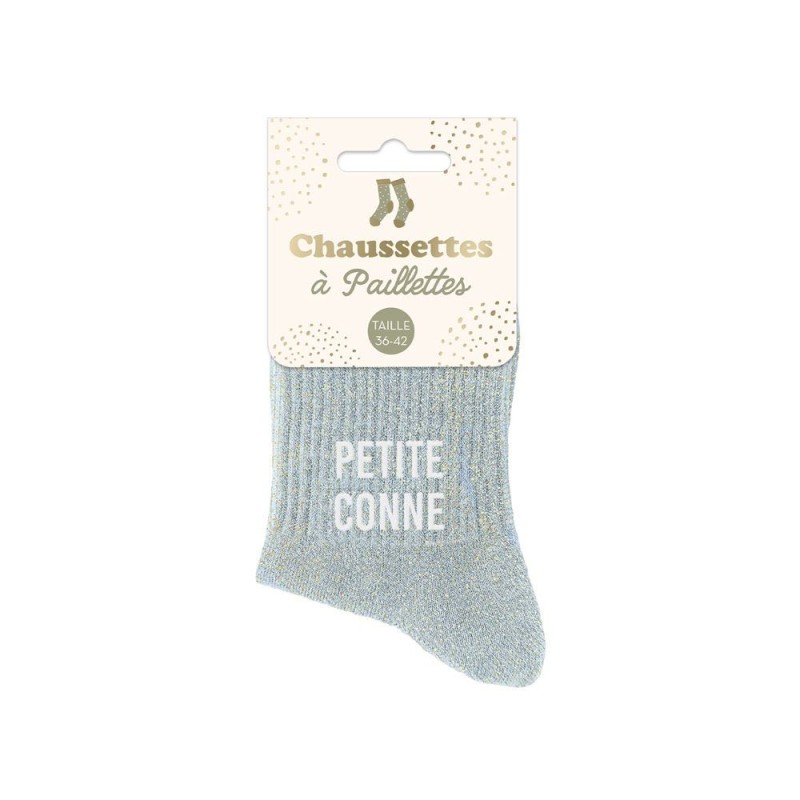 Chaussettes paillettes - Petite conne