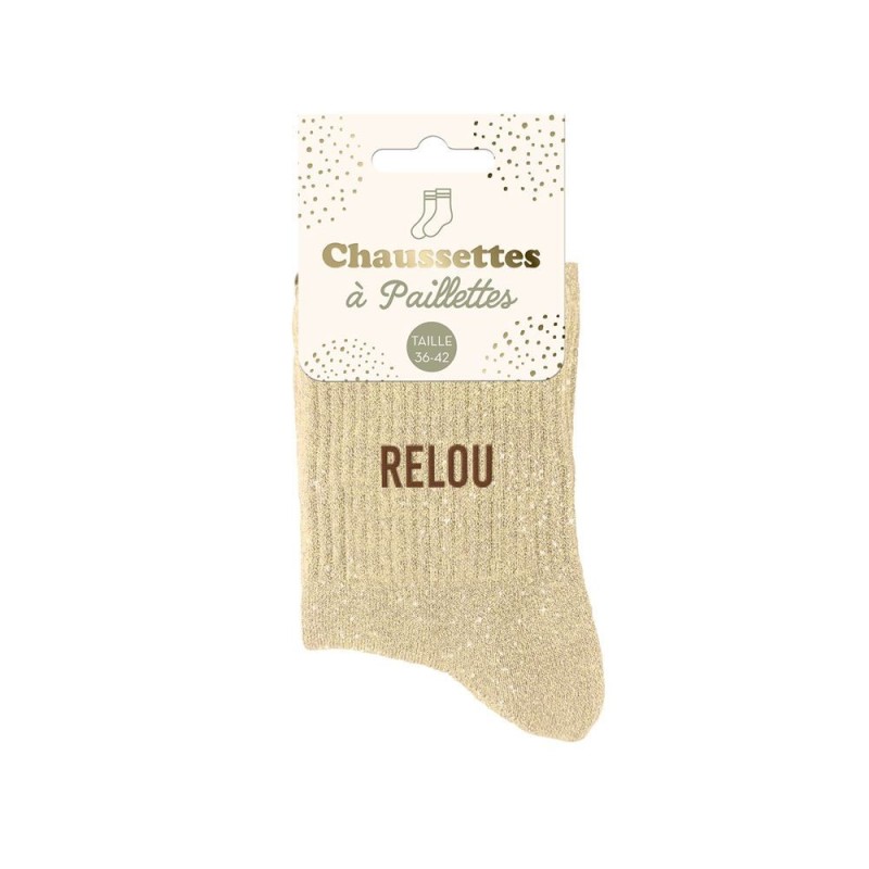 Chaussettes paillettes - Relou