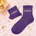Chaussettes paillettes - Ta gueule