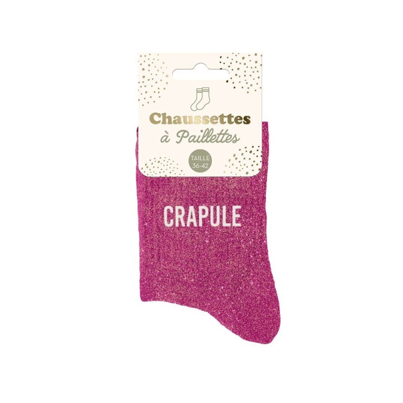 Chaussettes paillettes - Crapule