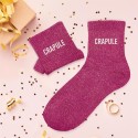 Chaussettes paillettes - Crapule