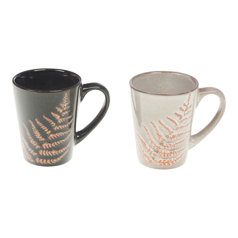 Mug Claire en Grès Émaillé – Décor Fougère 33 cl / Au Tombeau Des Jaloux