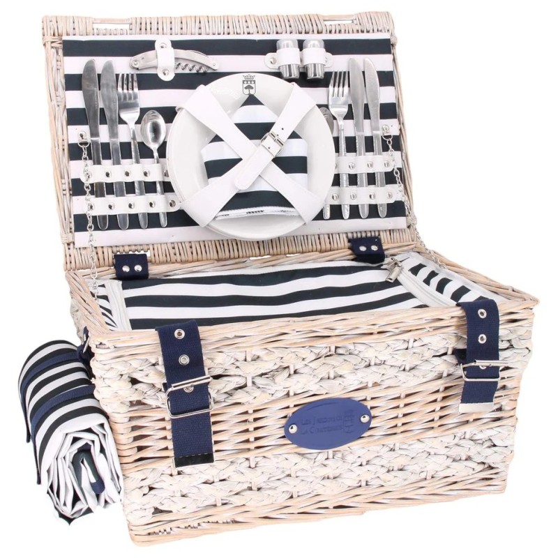 Panier Pique-nique - Marine - 4 pers