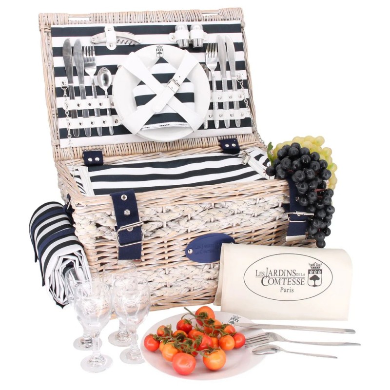 Panier Pique-nique - Marine - 4 pers